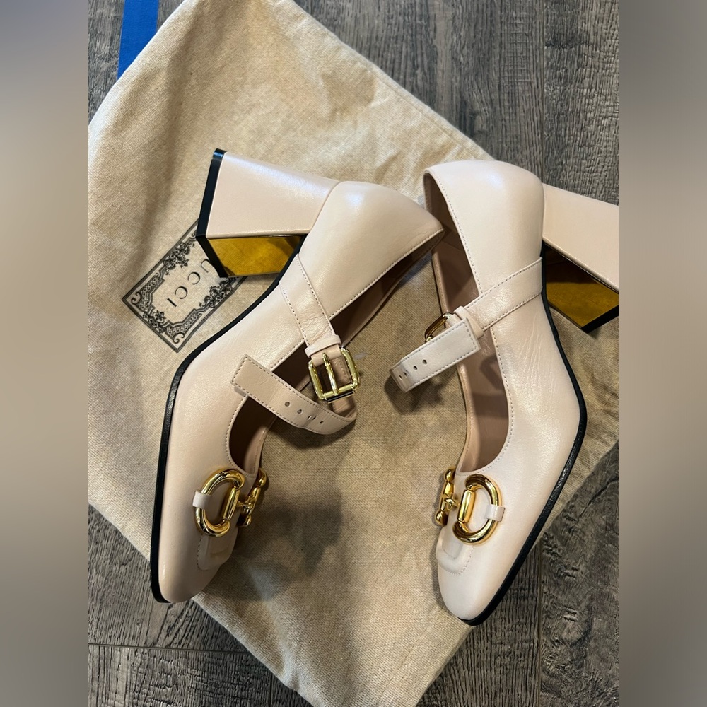 Gucci Horsebit Strap 75mm Pump - Picture 3 of 8